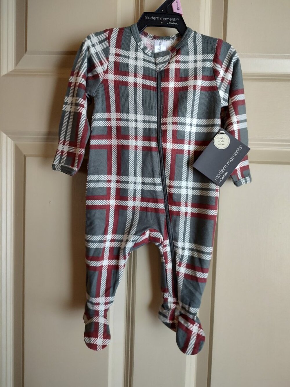 Boys Modern Moment Zip up pajams